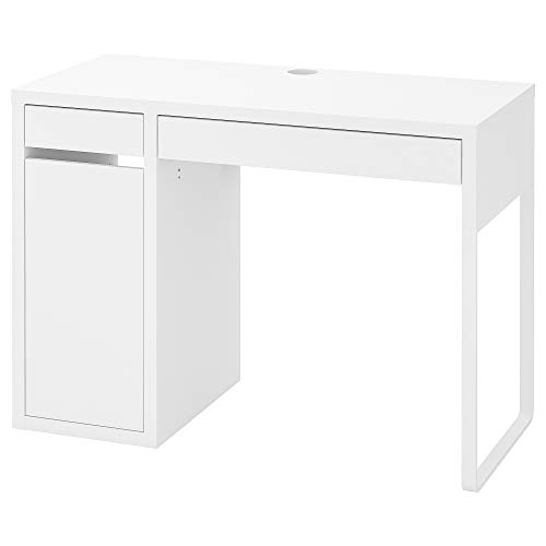 Ikea MICKE Schreibtisch in weiß (105x50cm), Holzwerkstoff