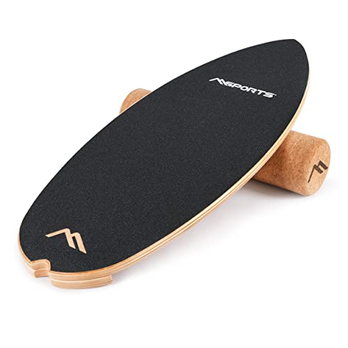 Surf Balance Board aus Holz/Balance Skateboard inkl. Rolle |...