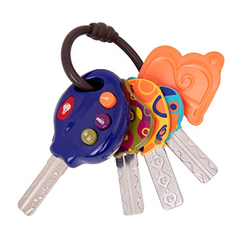 B. toys Luckeys Spielzeugschlüssel Blau für Kinder und Babys – Autoschlüssel Spielzeug mit Licht und Geräuschen Baby Spielzeug ab 10 Monaten