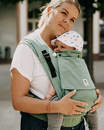 LIMAS PLUS - Babytrage Halfbuckle in Jade für Neugeborene...