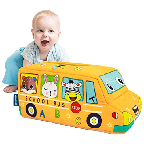 Jayehoze Baby Tissue Box Spielzeug | Montessori-Spielzeug für Babys ab 1 Jahr - Sensorisches Spielzeug für Babys, Kleinkinder, Säuglinge und Kinder