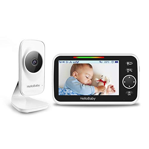 Video-Babyphone mit Kamera und Audio, 5' LCD-Bildschirm,...