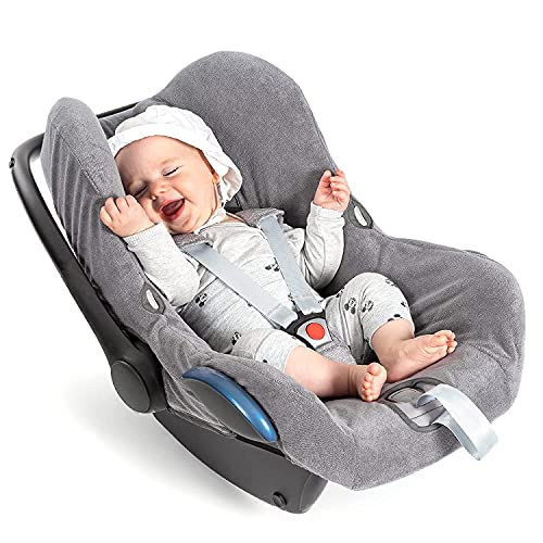 ByBoom® Sommerbezug für Babyschale universal z.B Maxi Cosi 100% BIO-Baumwolle 
