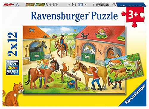 Ravensburger Kinderpuzzle - 05178 Ferien auf dem Pferdehof -...