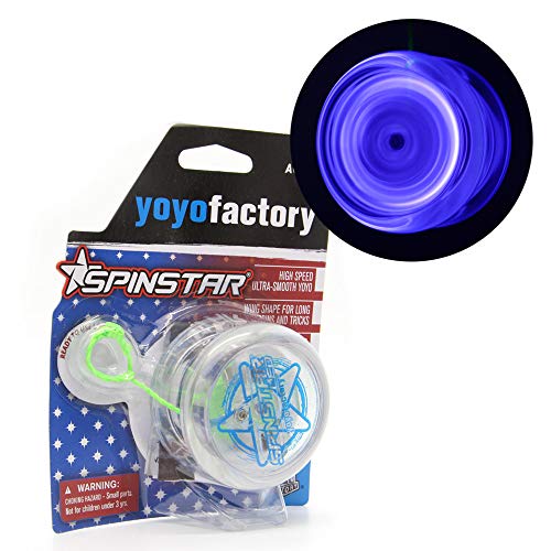 YoyoFactory SPINSTAR LED Yo-yo - BLAU (Leuchtendes JoJo,...