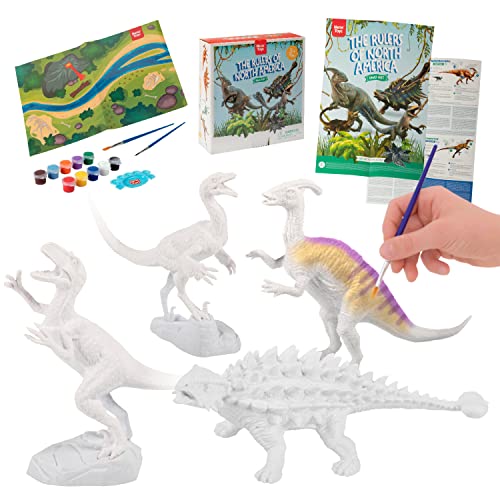 Nene Toys Dinosaurier zum Basteln & Malen für 3 4 5 6...