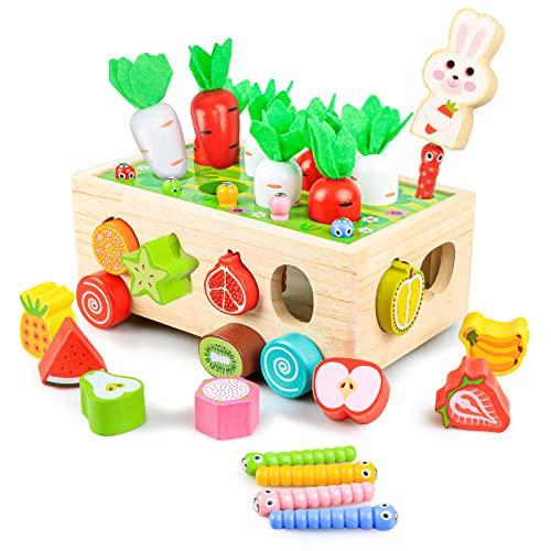 Kizmyee Montessori Spielzeug ab 1 2 3 Jahre,7-in-1...