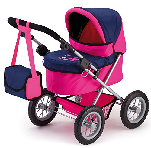Bayer Design 13013 - Puppenwagen Trendy, rosa/blau